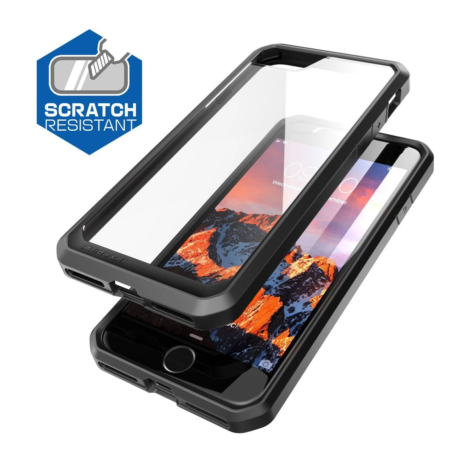 iPhone 7 Plus / 8 Plus Unicorn Beetle Hybrid Protective Bumper Case-Black - Image 5