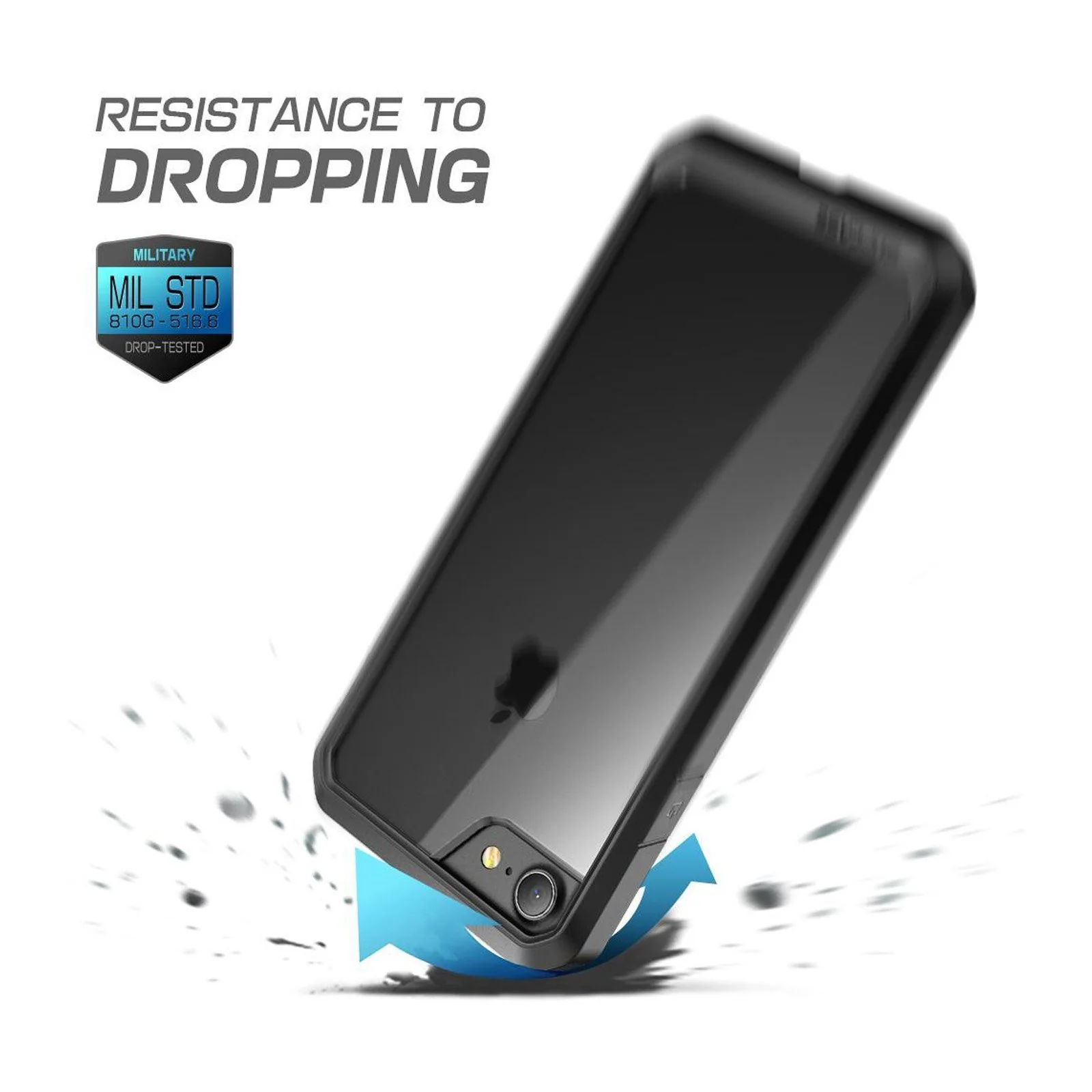 iPhone 7 Plus / 8 Plus Unicorn Beetle Hybrid Protective Bumper Case-Black - Image 6