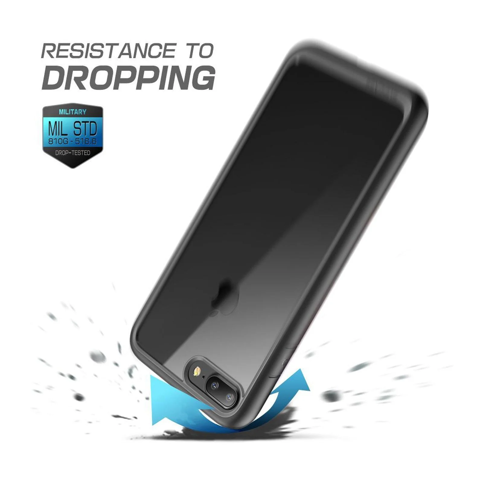 iPhone 7 Plus / 8 Plus Unicorn Beetle Style-Black - Image 3