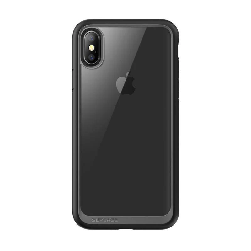 iPhone X / XS Unicorn Beetle Style Slim Clear Case-Black - Image 7