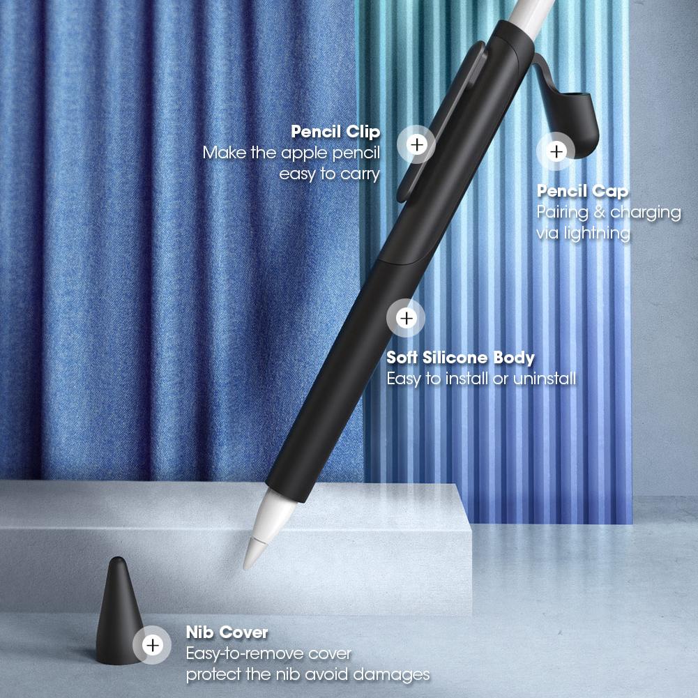 Apple Pencil 1 Silicone Protective Case-Black - Image 8