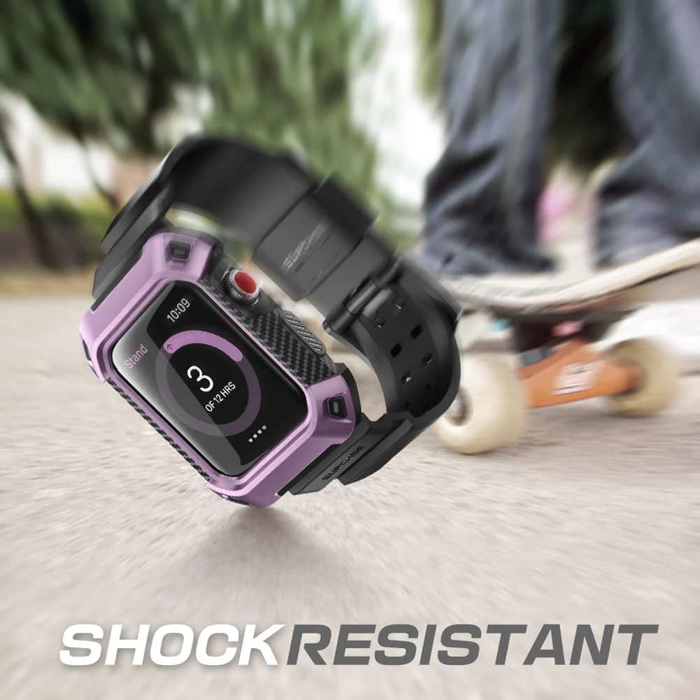 Apple Watch UB Pro Wristband Case (38mm)-Purple - Image 5