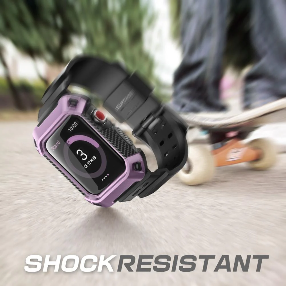 Apple Watch UB Pro Wristband Case (42mm)-Purple - Image 5