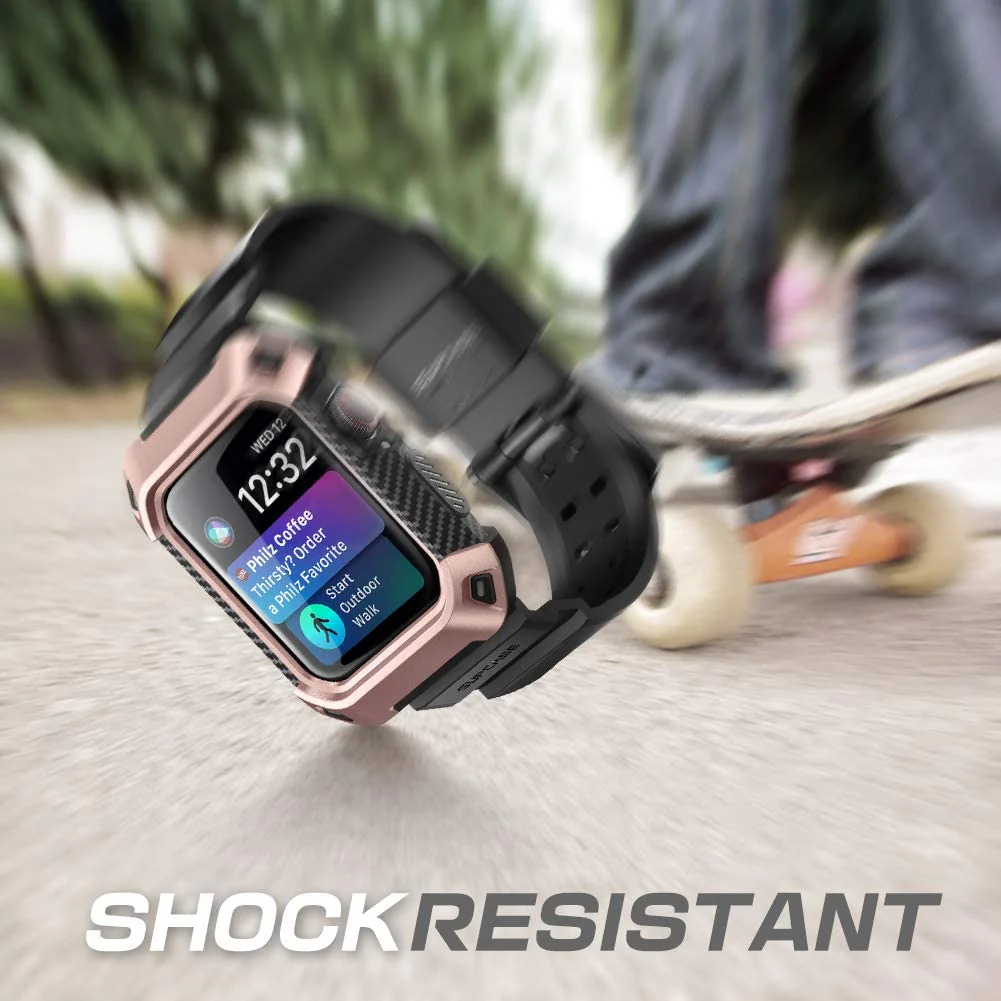 Apple Watch UB Pro Wristband Case (40mm/41mm)-Rose Gold - Image 5