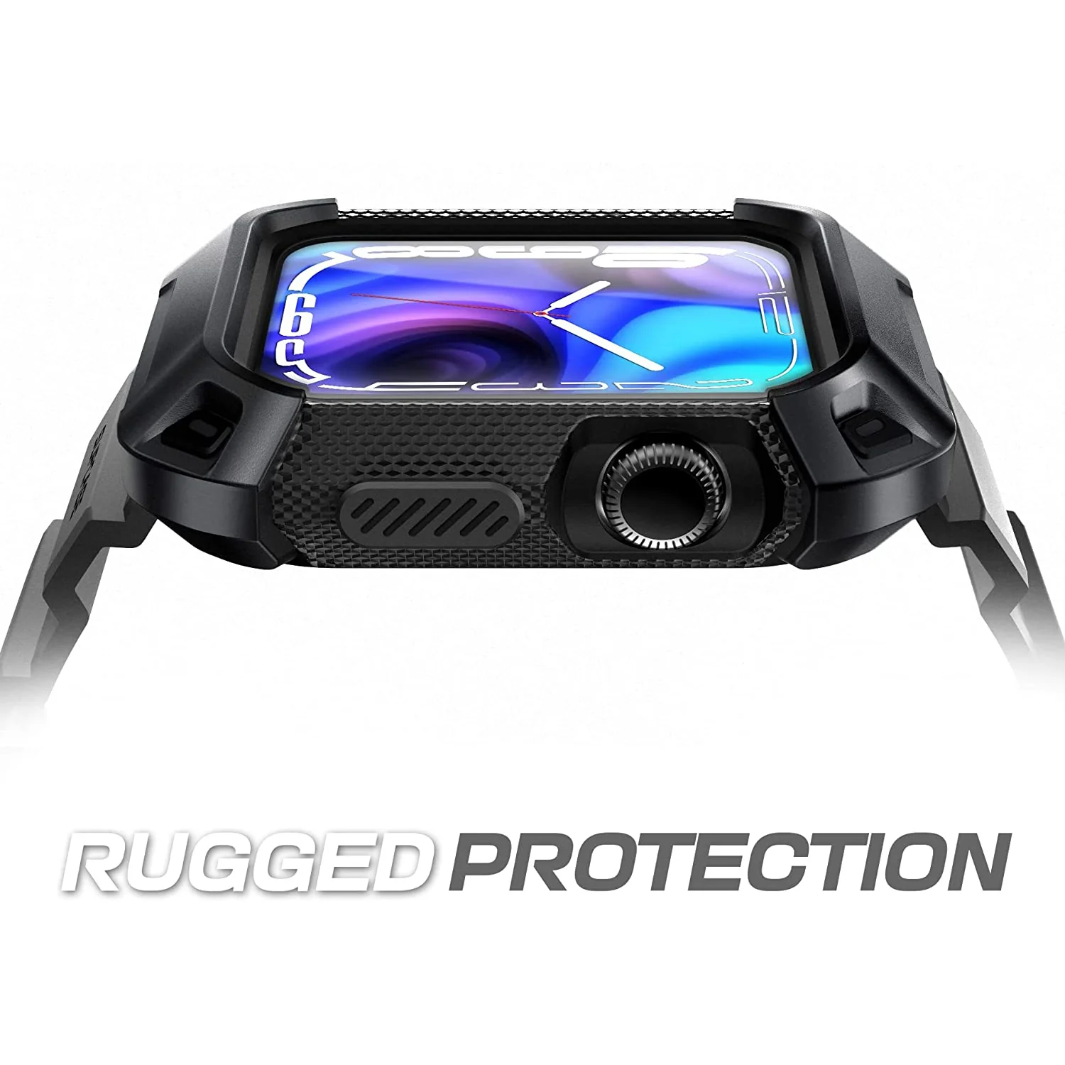 Apple Watch Unicorn Beetle PRO Rugged Wristband Case (44mm/45mm)-Black - Image 3