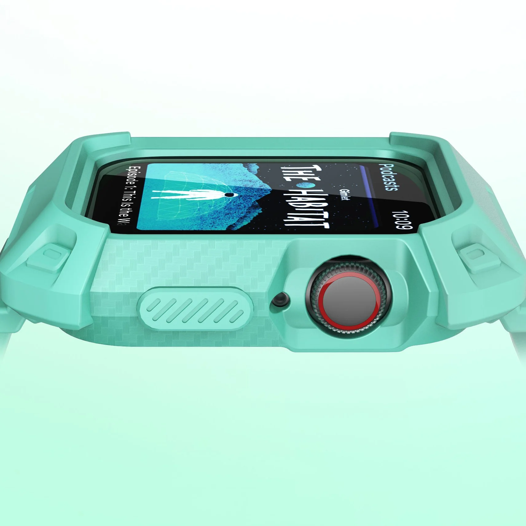 Apple Watch UB Pro Wristband Case (44mm/45mm)-Mint Green - Image 4