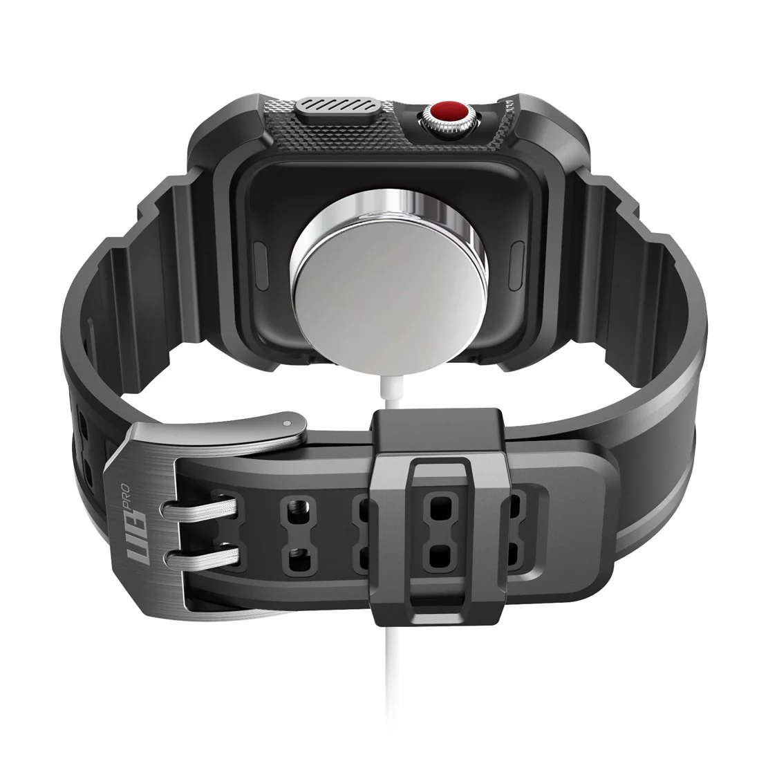 Apple Watch UB Pro Wristband Case (38mm)-Rose Gold - Image 4