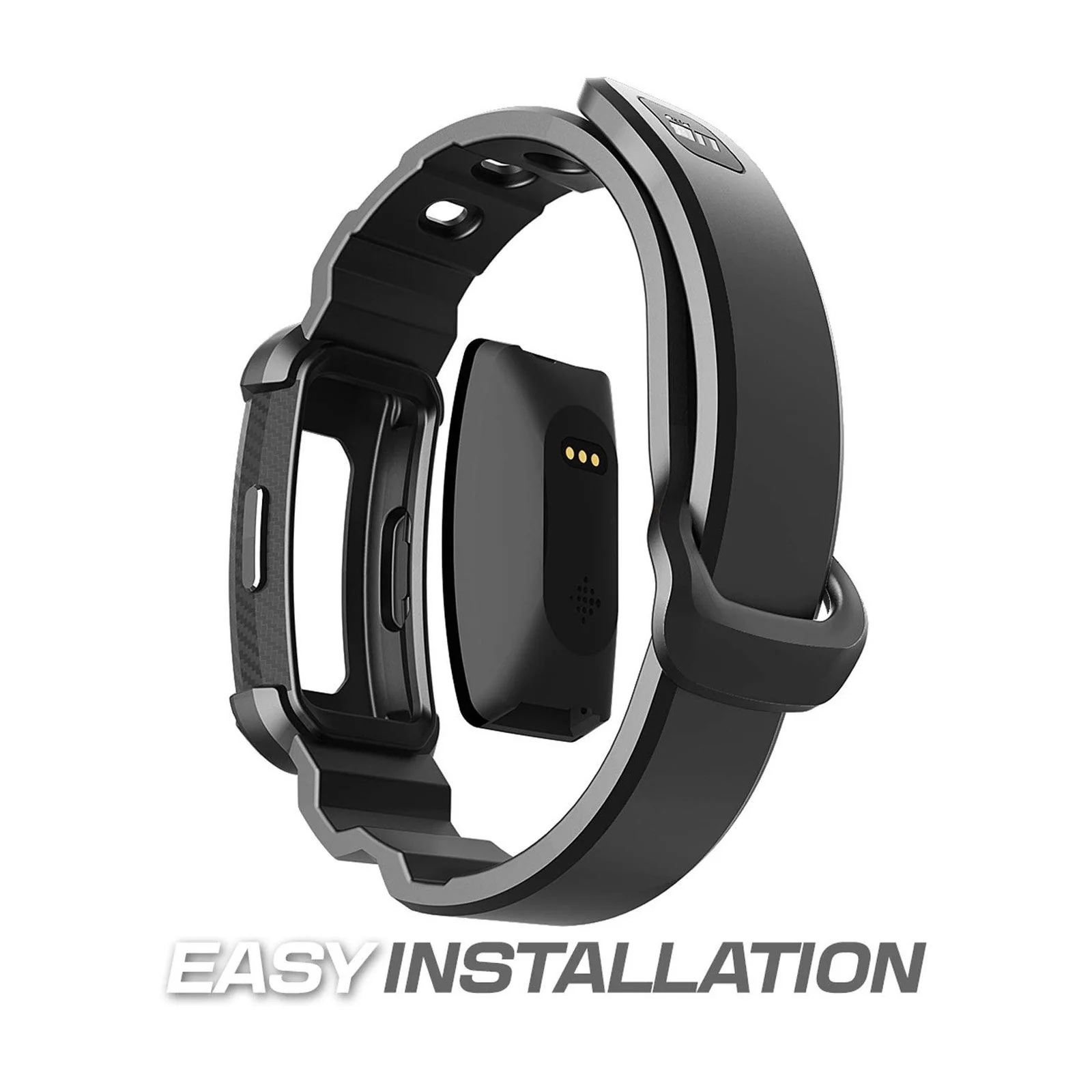 Fitbit Inspire Unicorn Beetle Pro Wristband Case-Black - Image 4