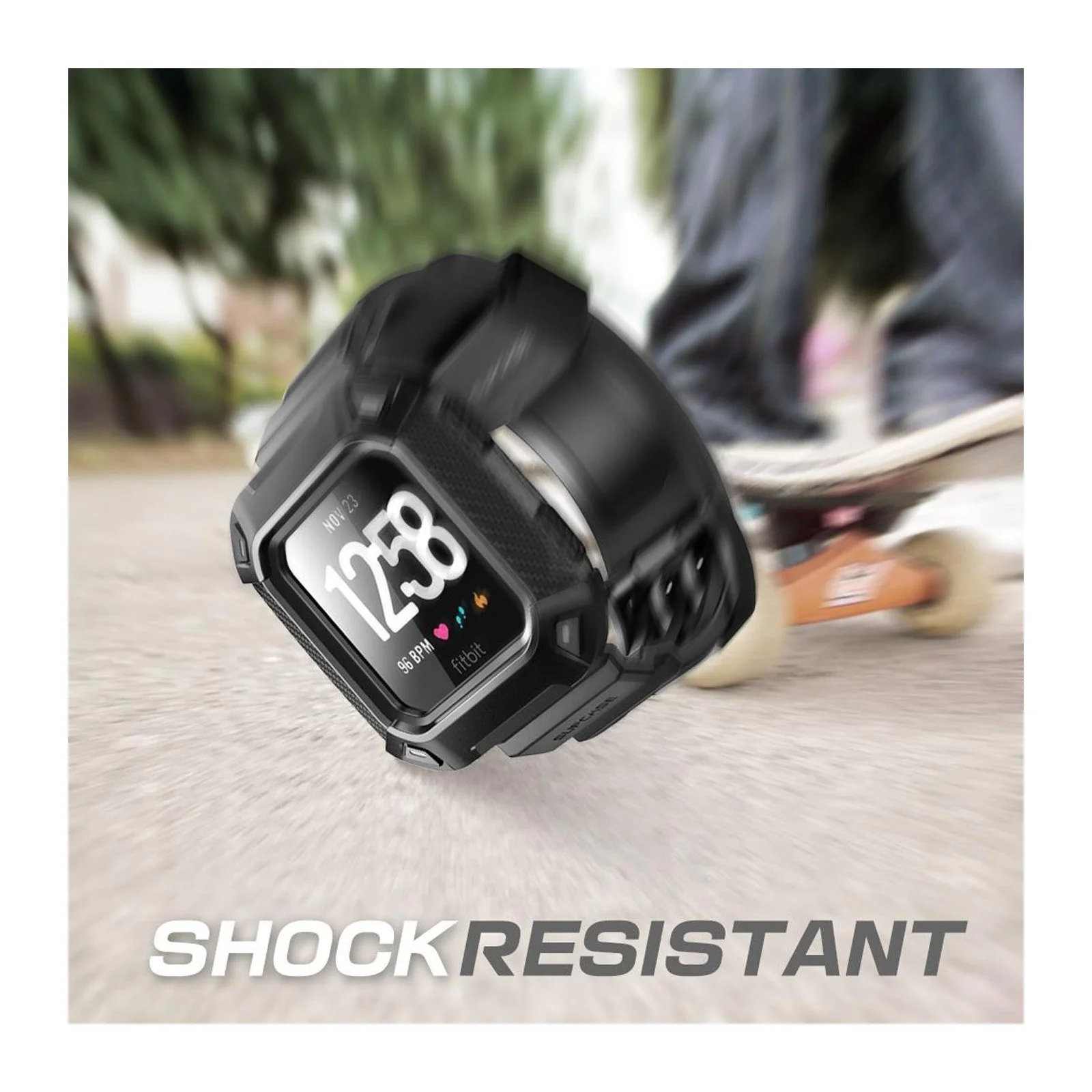 Fitbit Versa Unicorn Beetle Pro Wristband Case-Black - Image 5