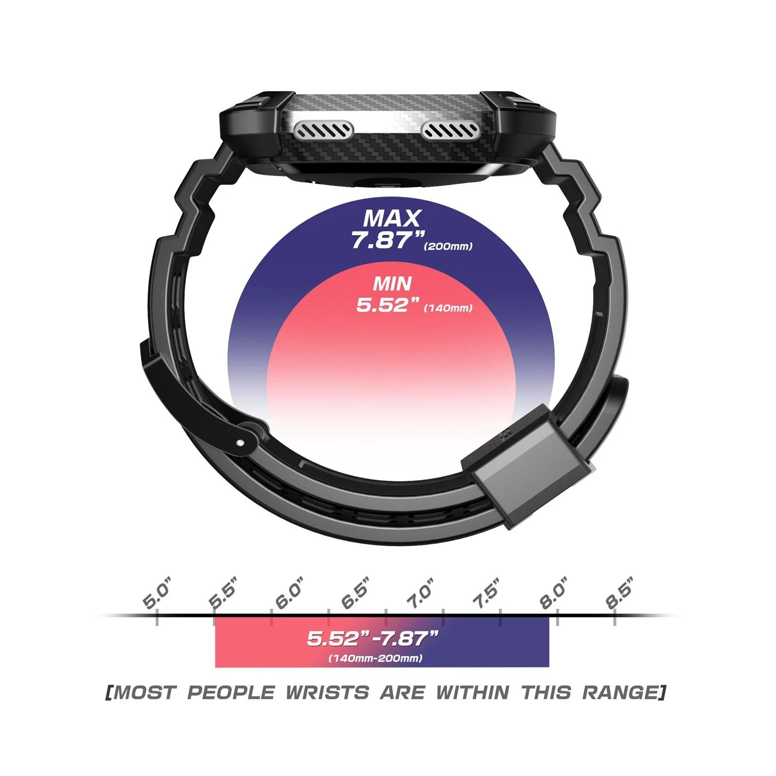 Fitbit Versa Unicorn Beetle Pro Wristband Case-Black - Image 7