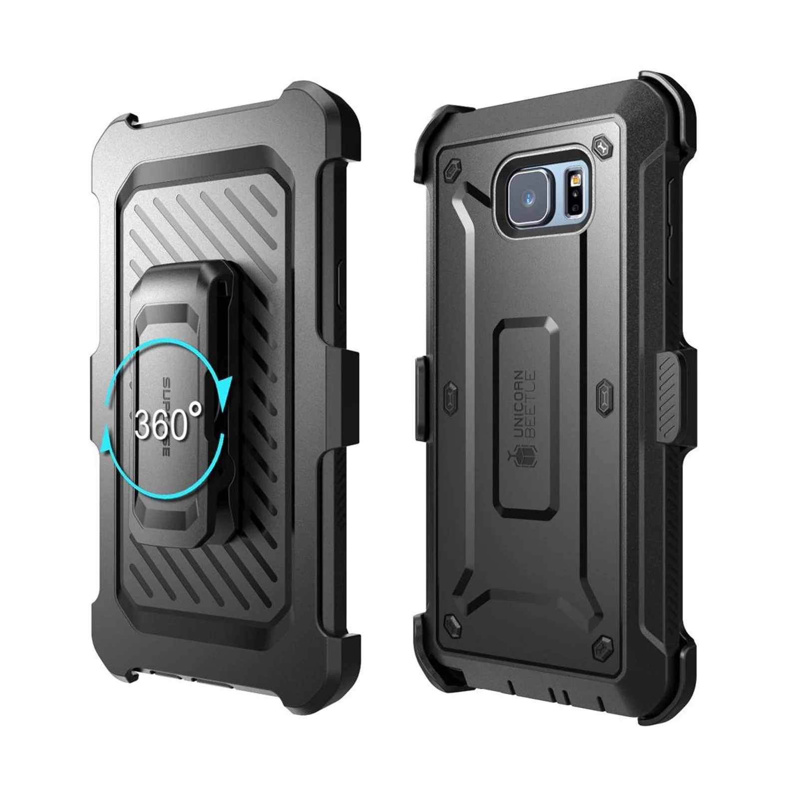 Galaxy Note5 Unicorn Beetle Pro Full Body Rugged Holster Case with Screen Protector-Black - Image 7