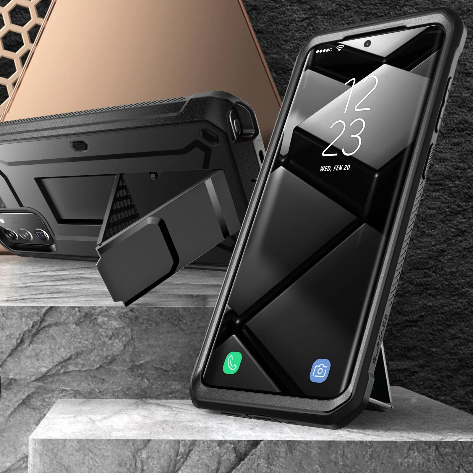 Galaxy Note20 Ultra Unicorn Beetle PRO Rugged Holster Case(Open-Box)-Black - Image 4