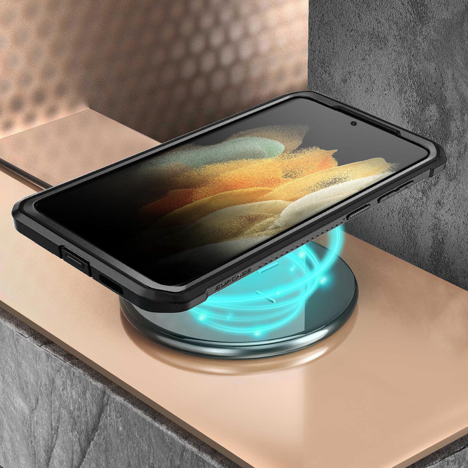 Galaxy S21 Ultra Unicorn Beetle Pro Rugged Case(open box)-Black - Image 8