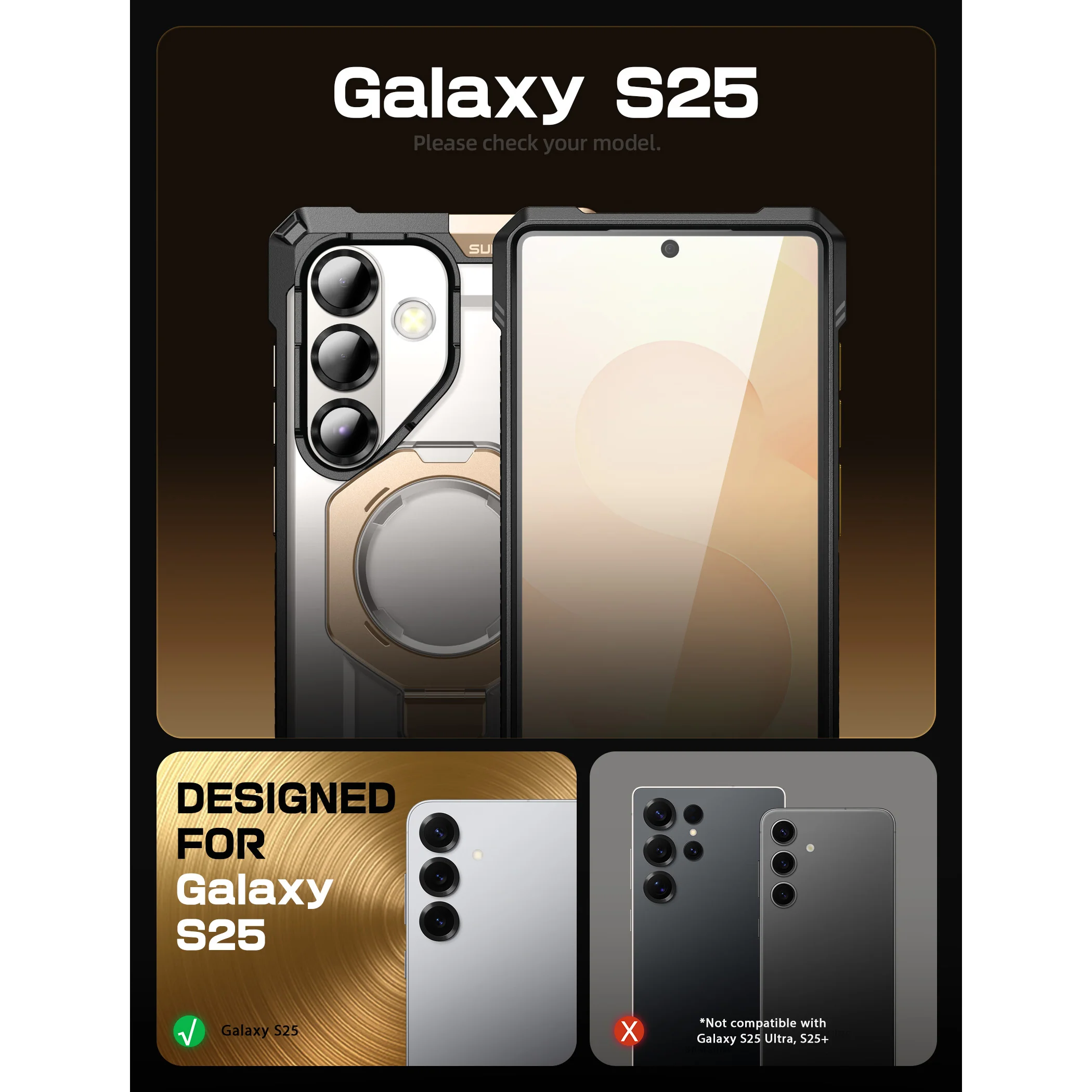 Galaxy S25 UB Grip MagSafe Phone Case-Desert - Image 3