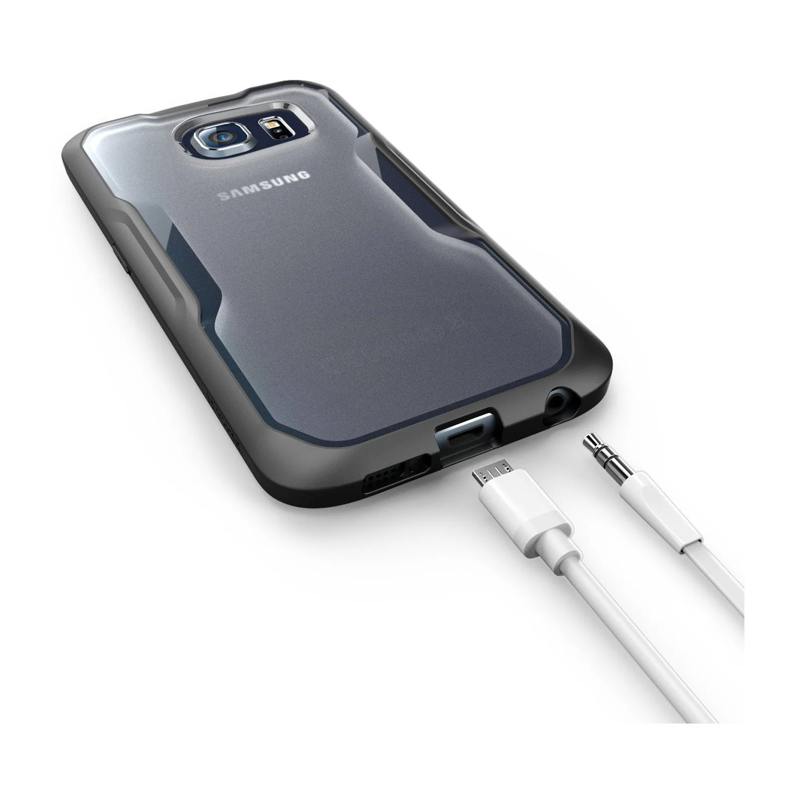 Galaxy S6 Unicorn Beetle Hybrid Protective Bumper Case(open box)-Frost - Image 3