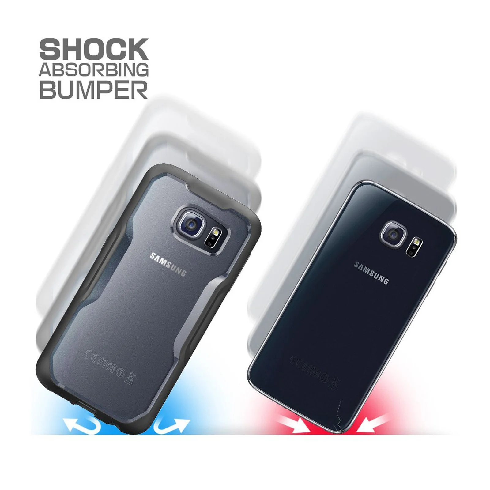 Galaxy S6 Unicorn Beetle Hybrid Protective Bumper Case(open box)-Frost - Image 5