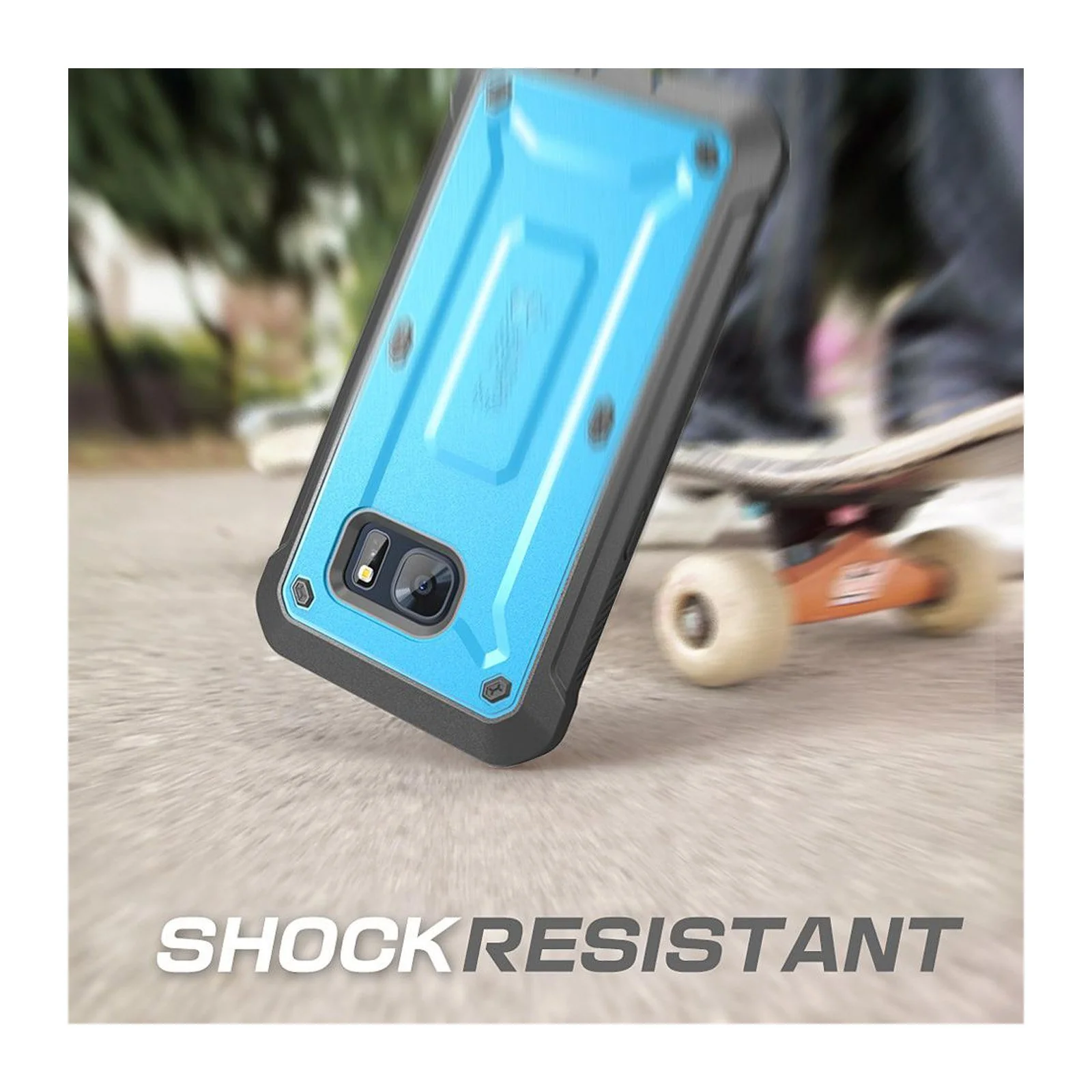 Galaxy S7 Unicorn Beetle Pro Full Body Rugged Holster Case(open box)-Blue - Image 7