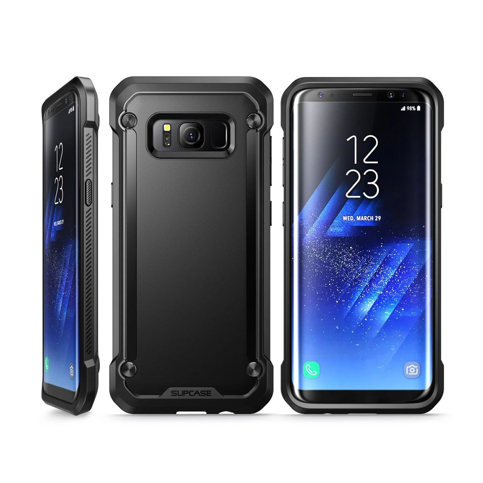 Galaxy S8 Plus Unicorn Beetle Hybrid Protective Bumper Case-Black - Image 5