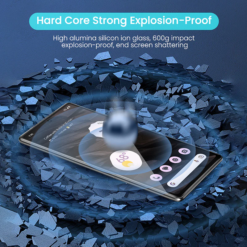 Google Pixel 7a 3D Tempered Glass Screen Protector (1-Pack) - Image 8