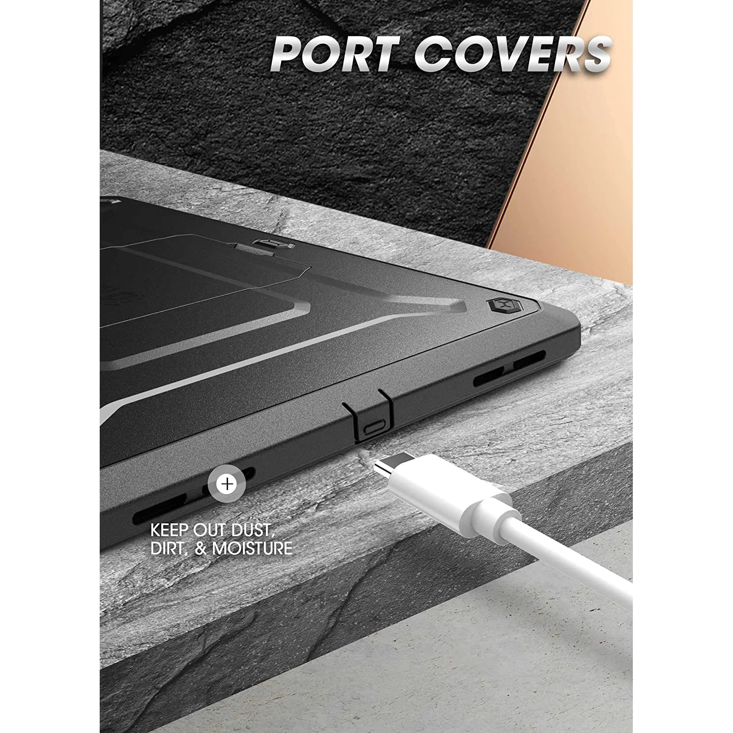 iPad 10.9" 2022 Unicorn Beetle PRO Rugged Kickstand Case-Black - Image 5
