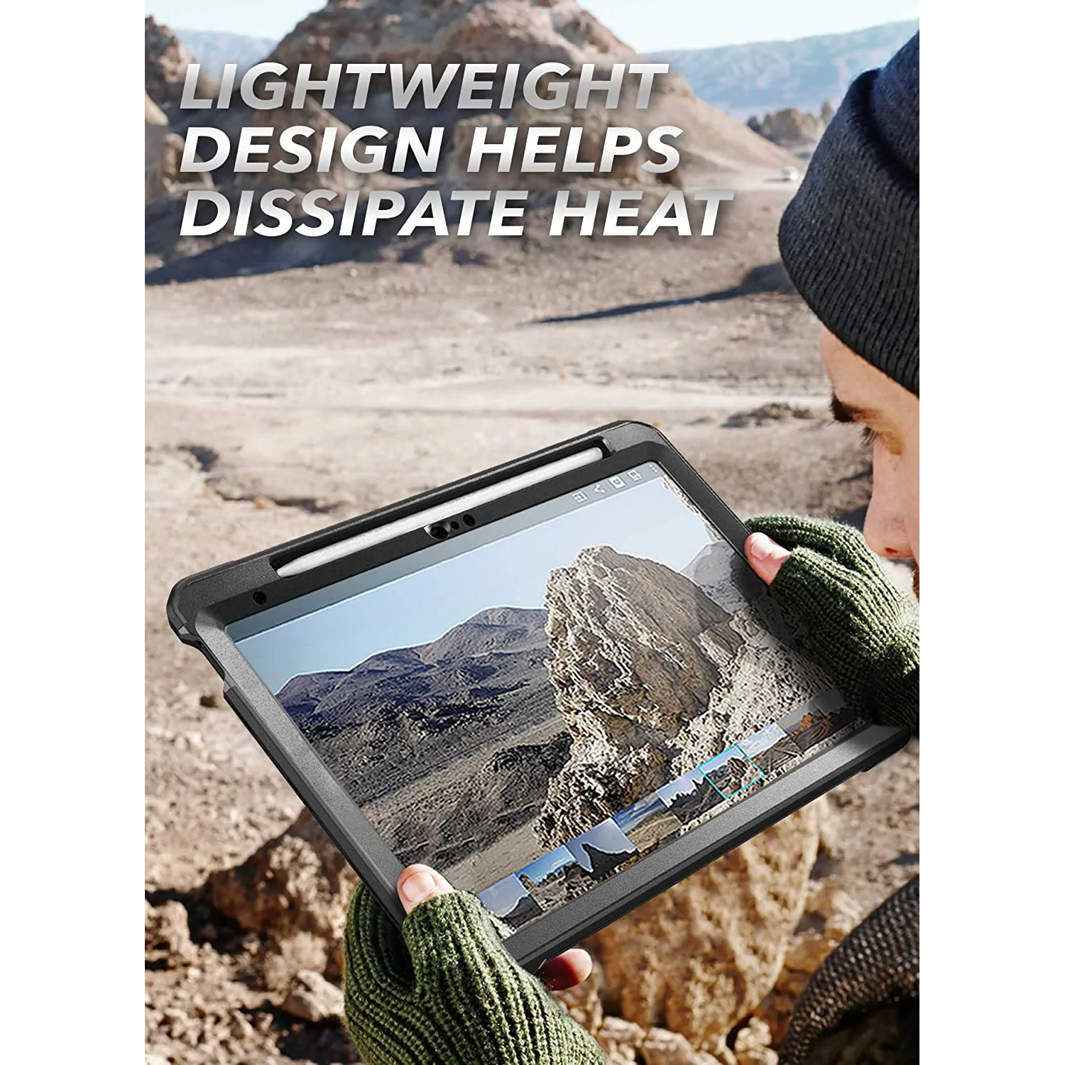 iPad 10.9" 2022 Unicorn Beetle PRO Rugged Kickstand Case-Black - Image 7