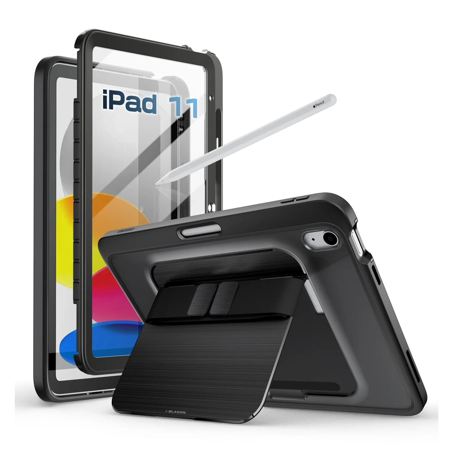 iPad A16 11 inch (2025) Ares Grip Case - Black - Image 3