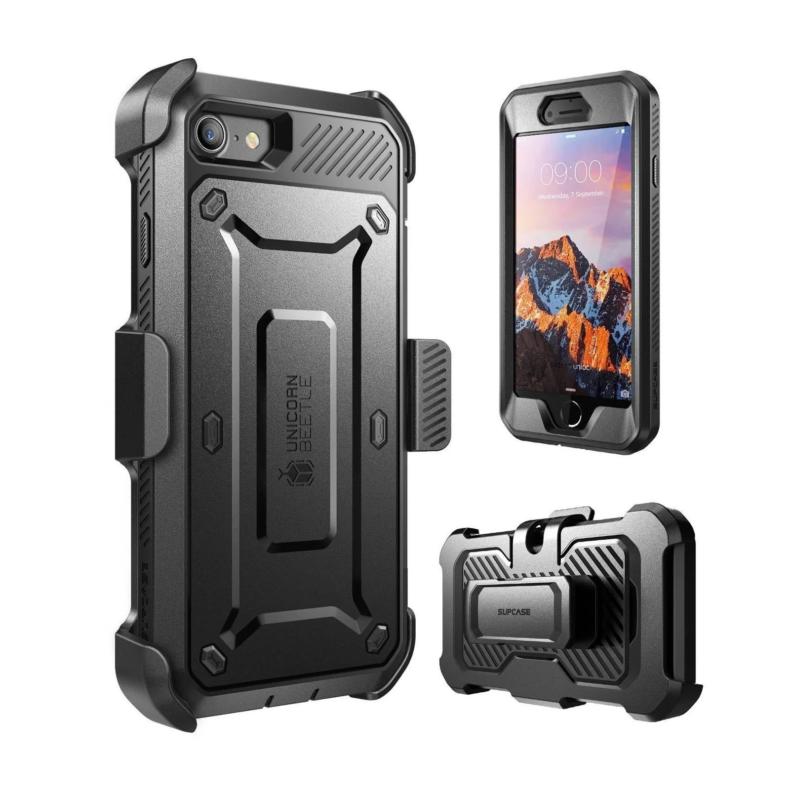 iPhone 7 / 8 Unicorn Beetle Pro Full-Body Case-Black - Image 3