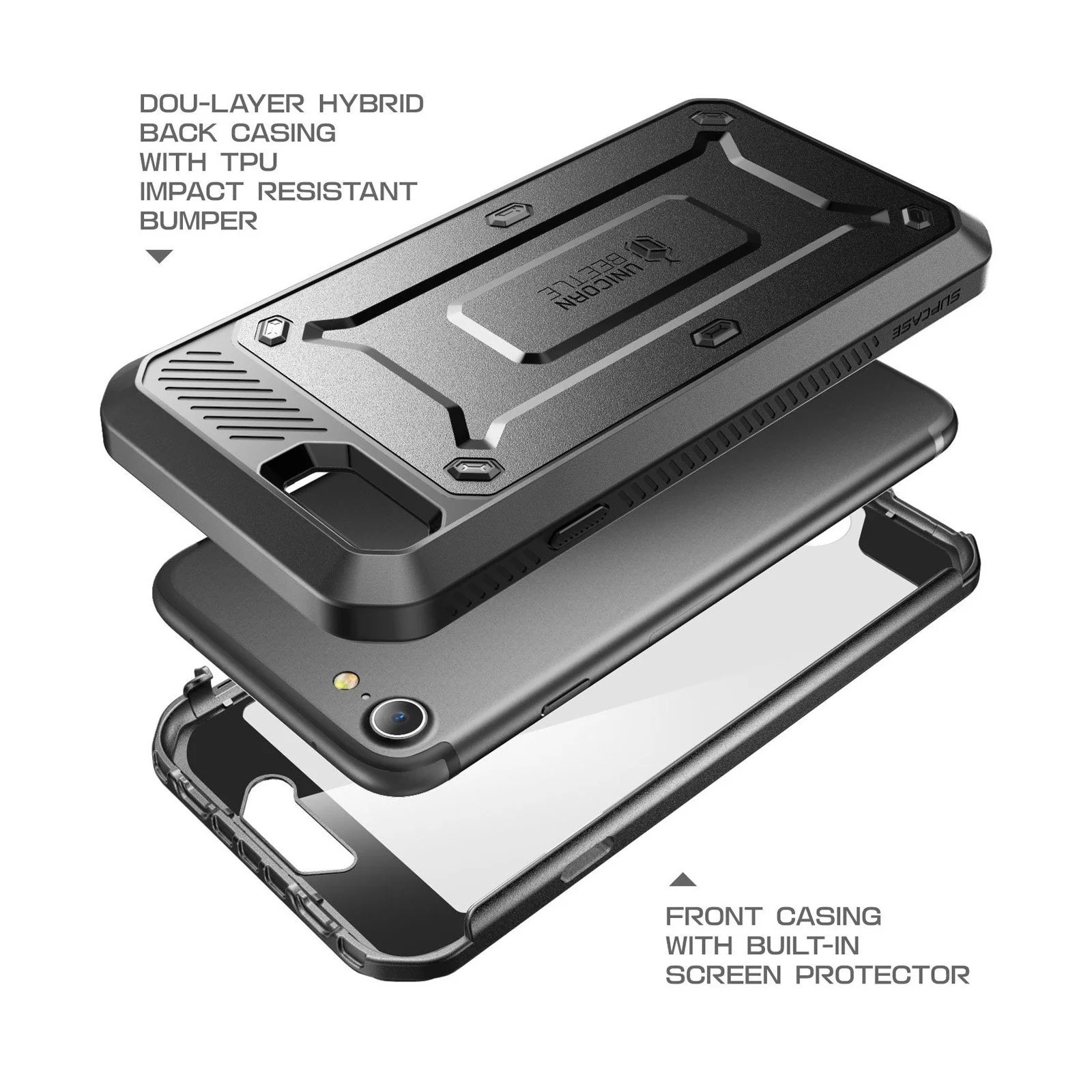 iPhone 7 / 8 Unicorn Beetle Pro Full-Body Case-Black - Image 7