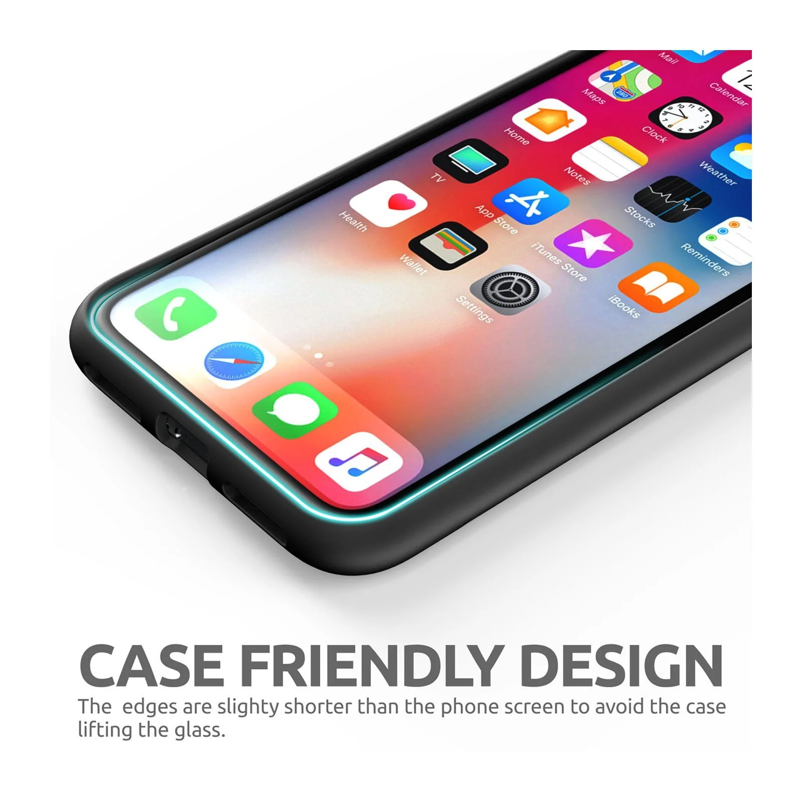 3D Glass Screen Protector for iPhone 6.5 inch 2018 and 2019 (2 Pack) -Clear - Image 7