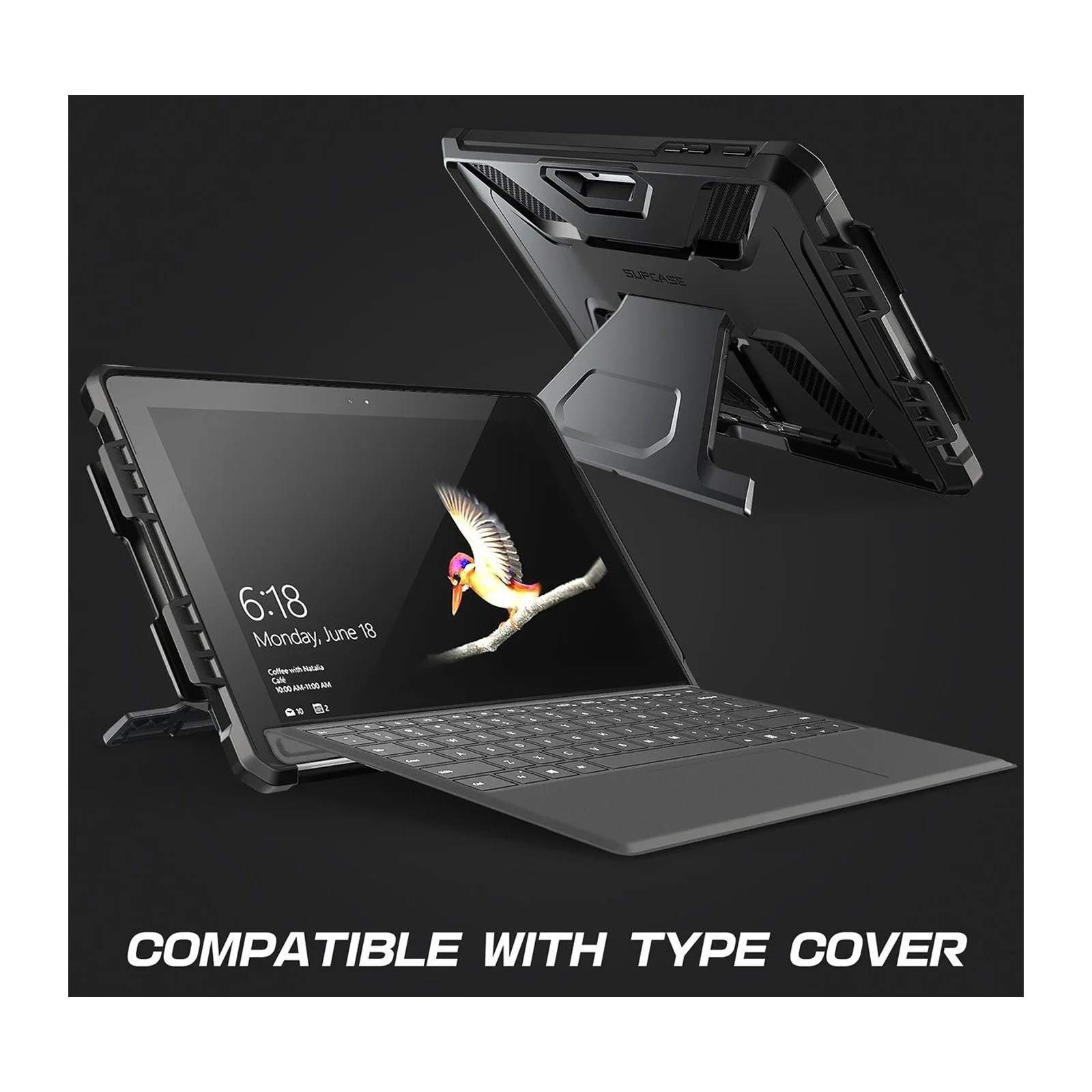 Microsoft Surface Go Unicorn Beetle PRO Full Body Protective Case-Black - Image 4