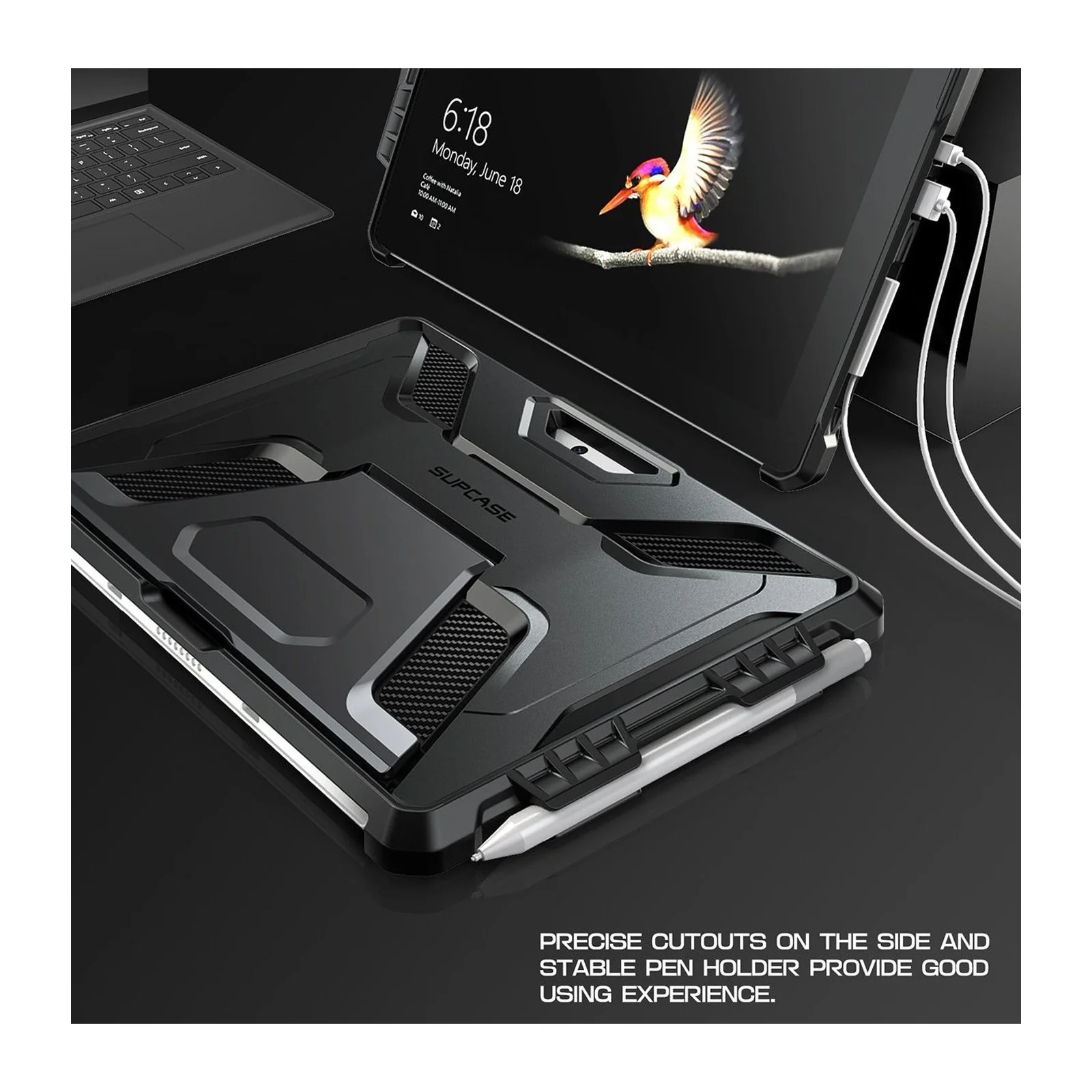 Microsoft Surface Go Unicorn Beetle PRO Full Body Protective Case-Black - Image 7