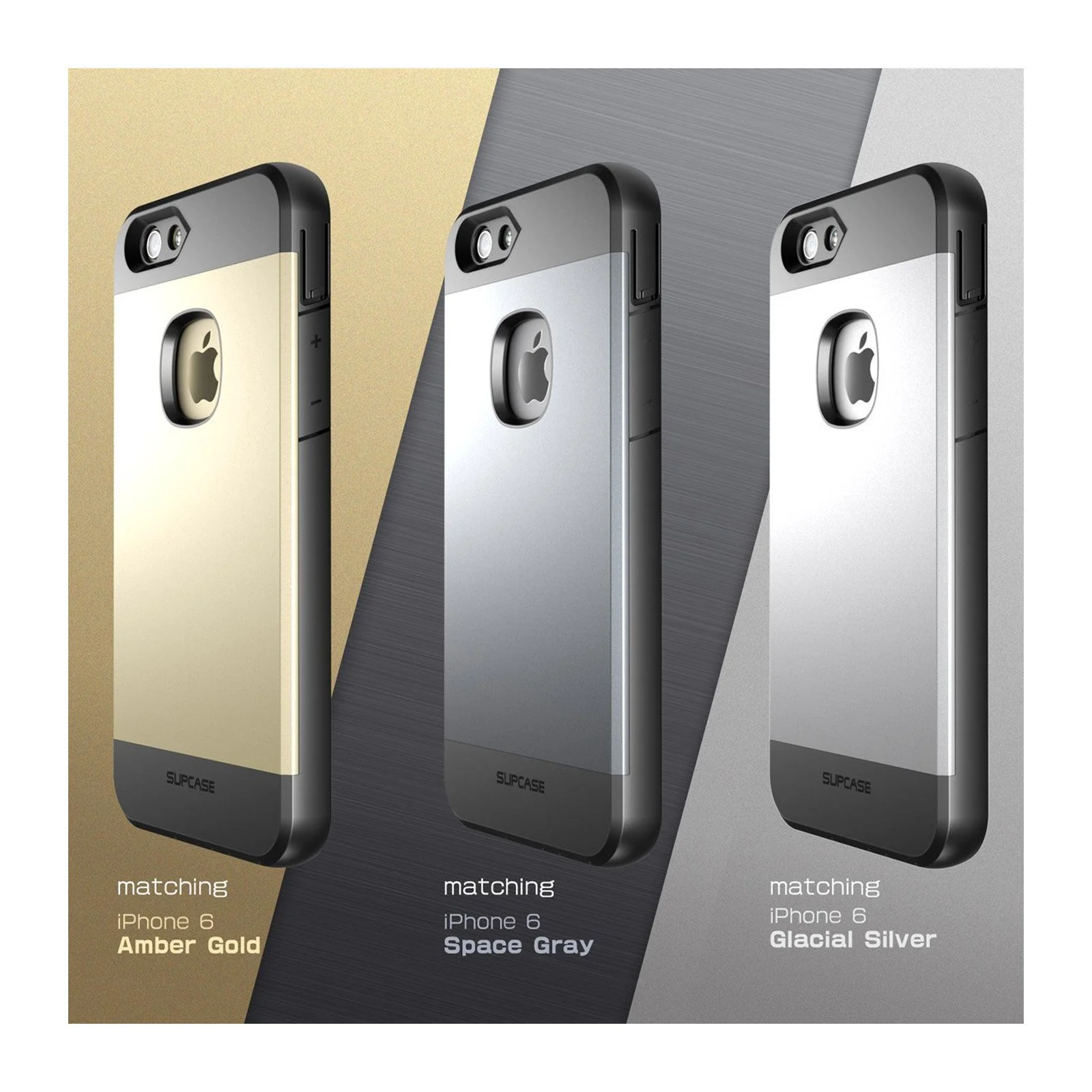 iPhone 6 Plus / 6S Plus Water Resistant Full body Protective Case-Gray/Silver/Gold - Image 6