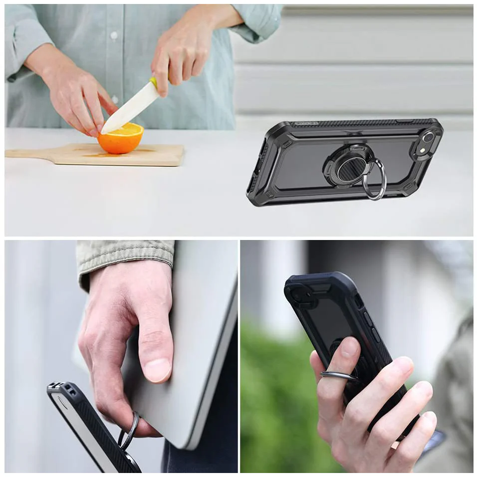 SUPCASE Ring Snap Adhesive Ring Holder and Kickstand-Black - Image 8