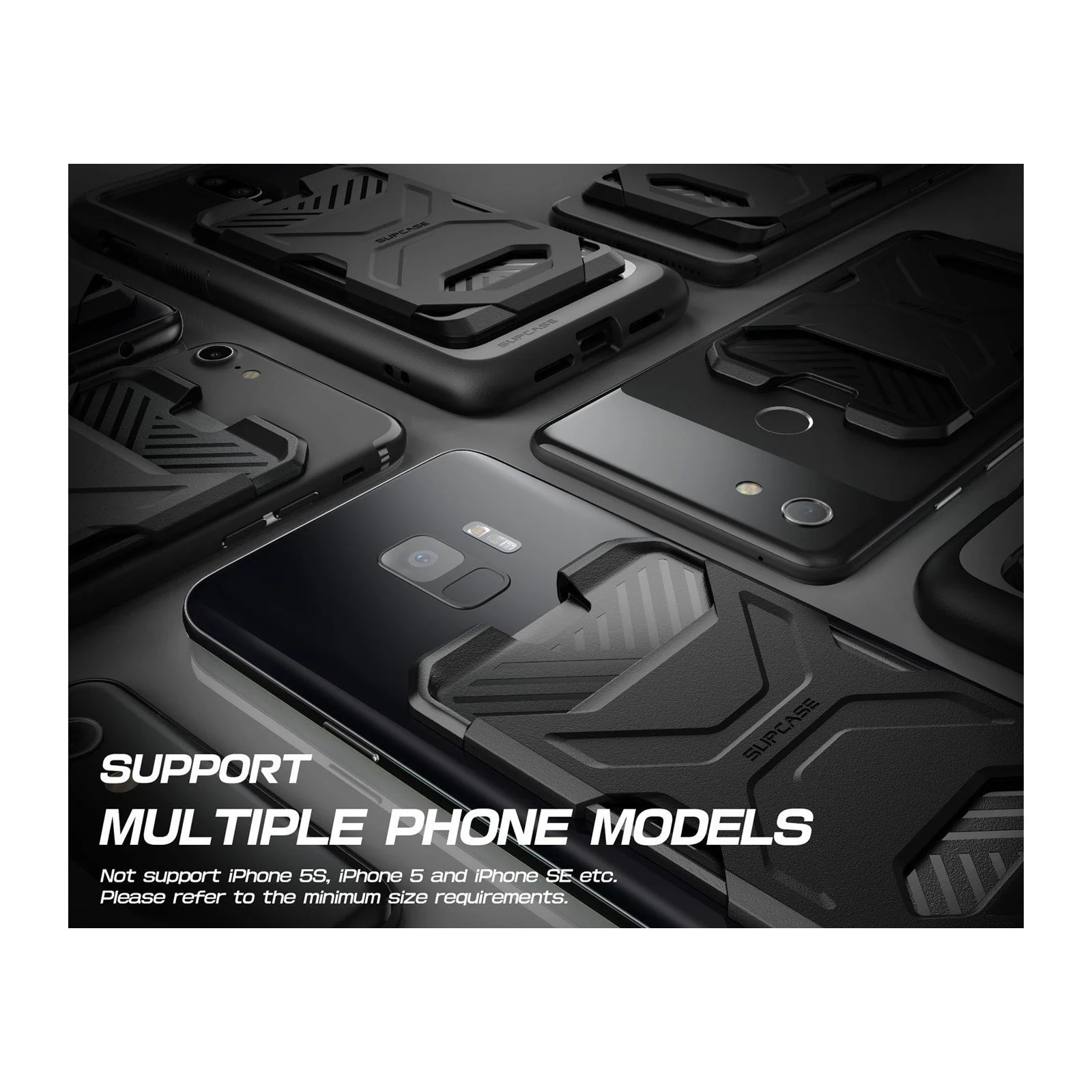 Silicone Adhesive Credit Card Holder (2 Pack)-Black - Image 5