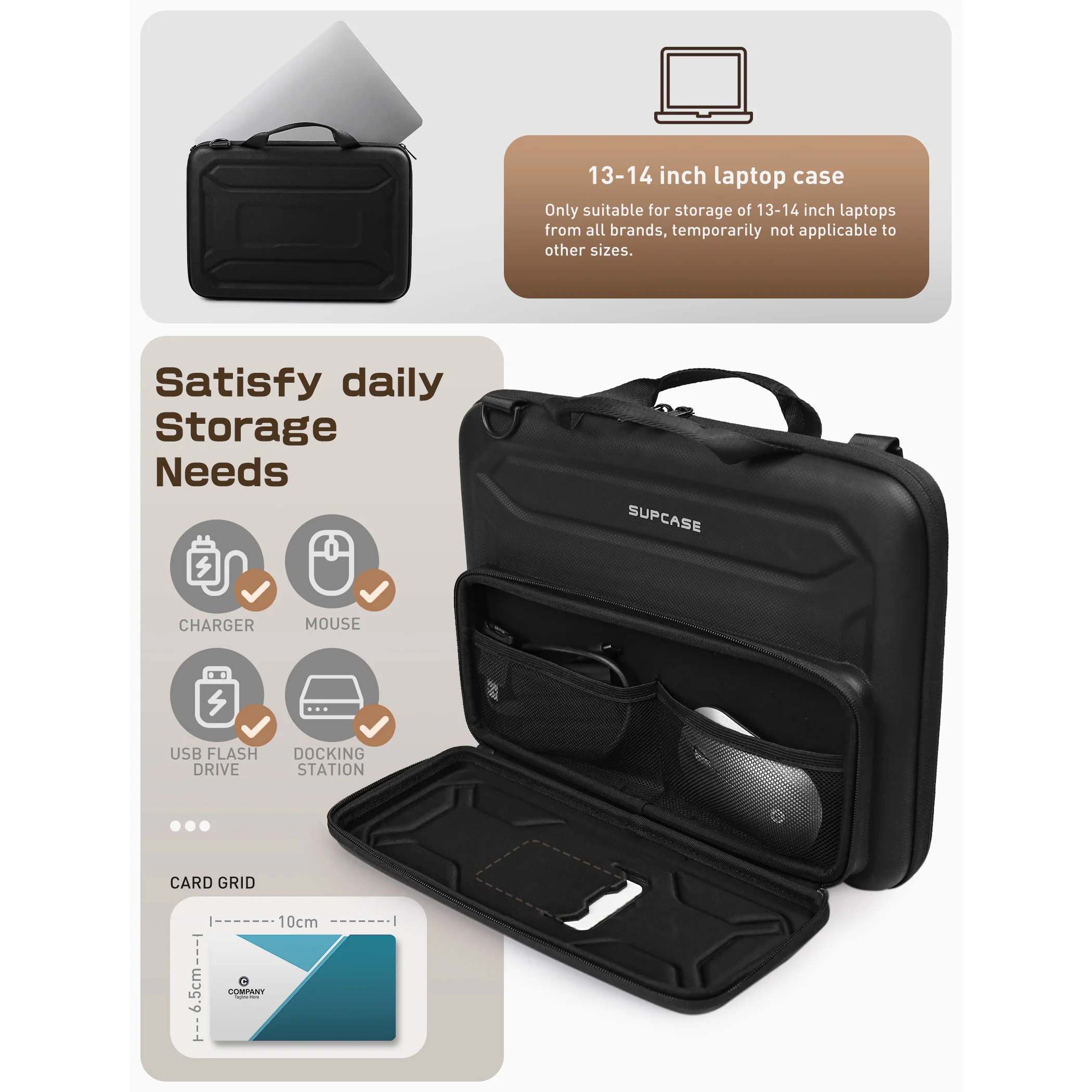 Unicorn Beetle PRO 13" - 14" Laptop Carrying Case with Laptop Stand - Image 5